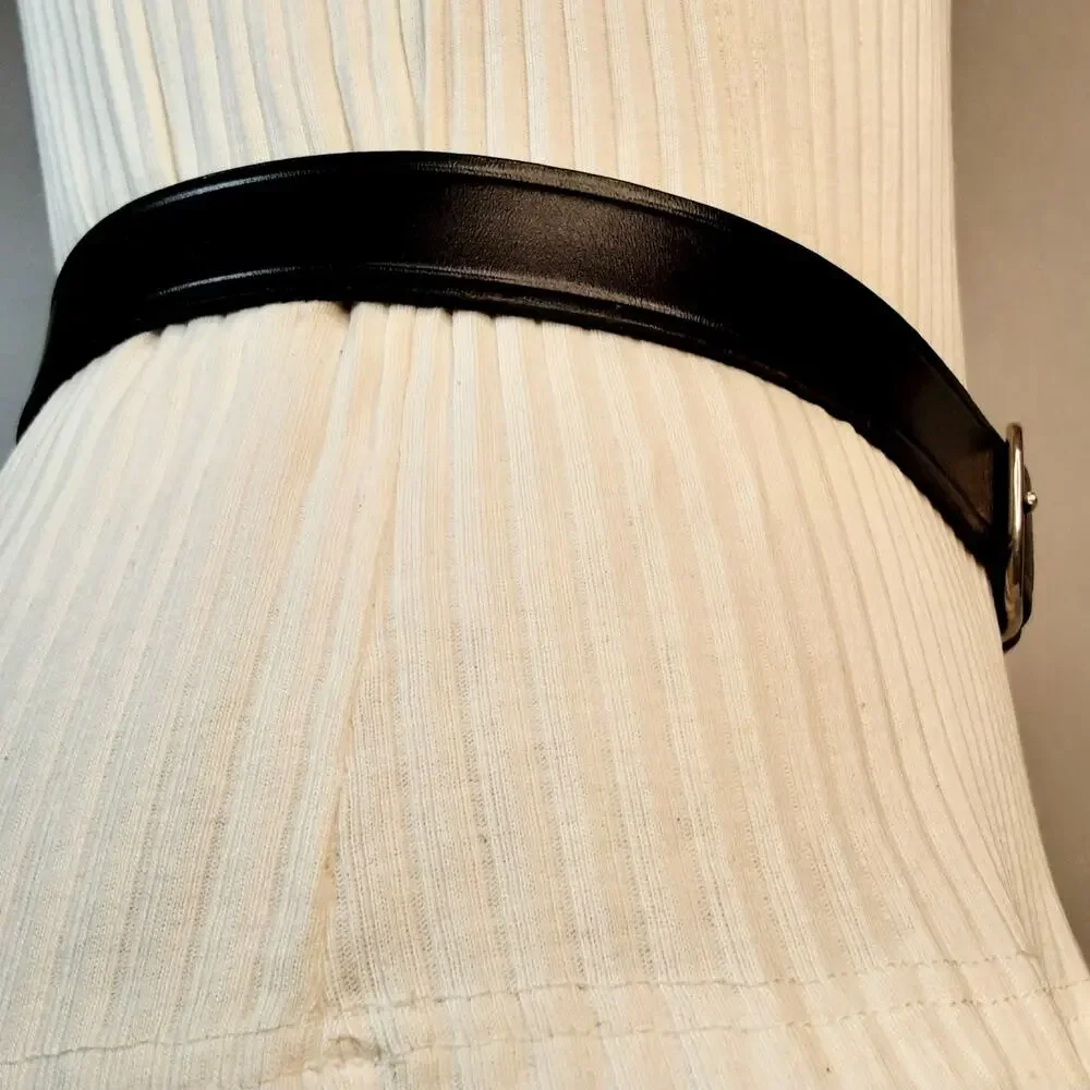 Distressed Vintage US Postal Approved Uniform Work Belt 30 Top Grain Leather